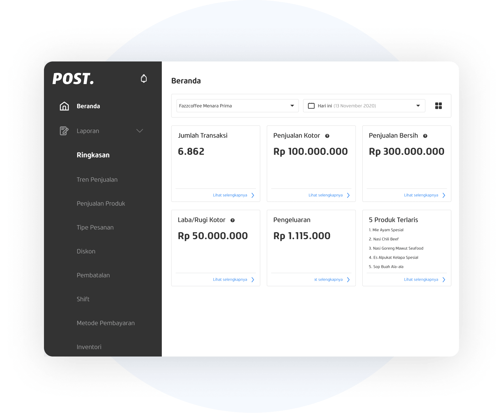 App Laporan Lengkap